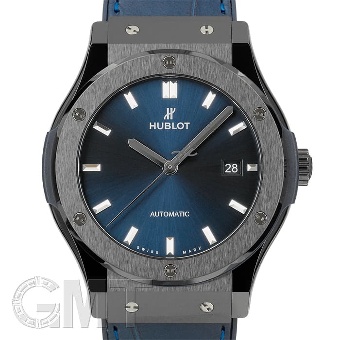 新品)HUBLOT ウブロ クラシック フュージョン セラミック ブルー 542