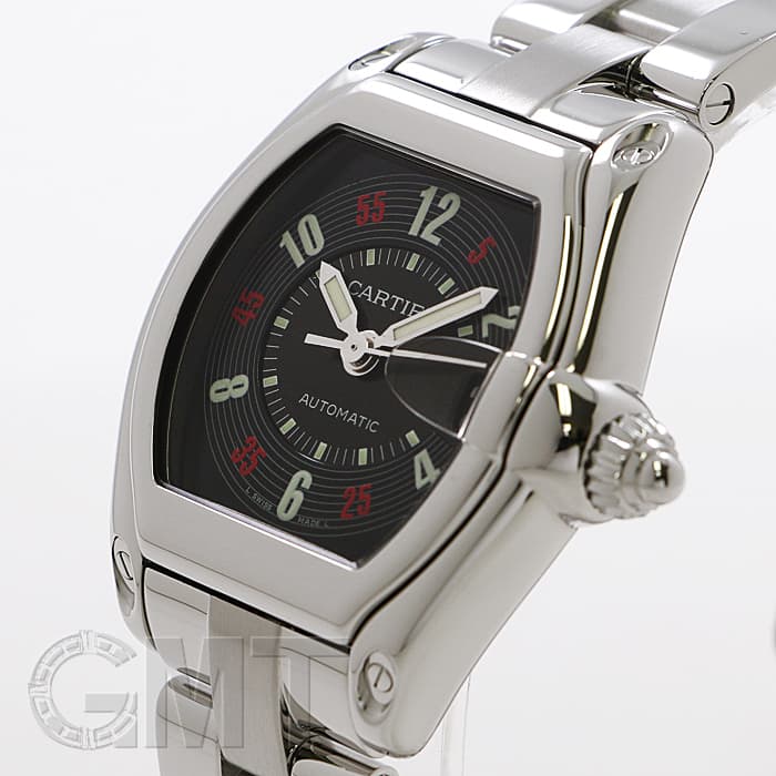 中古)CARTIER カルティエ ロードスター LM W62002V3 ブラックアラビア