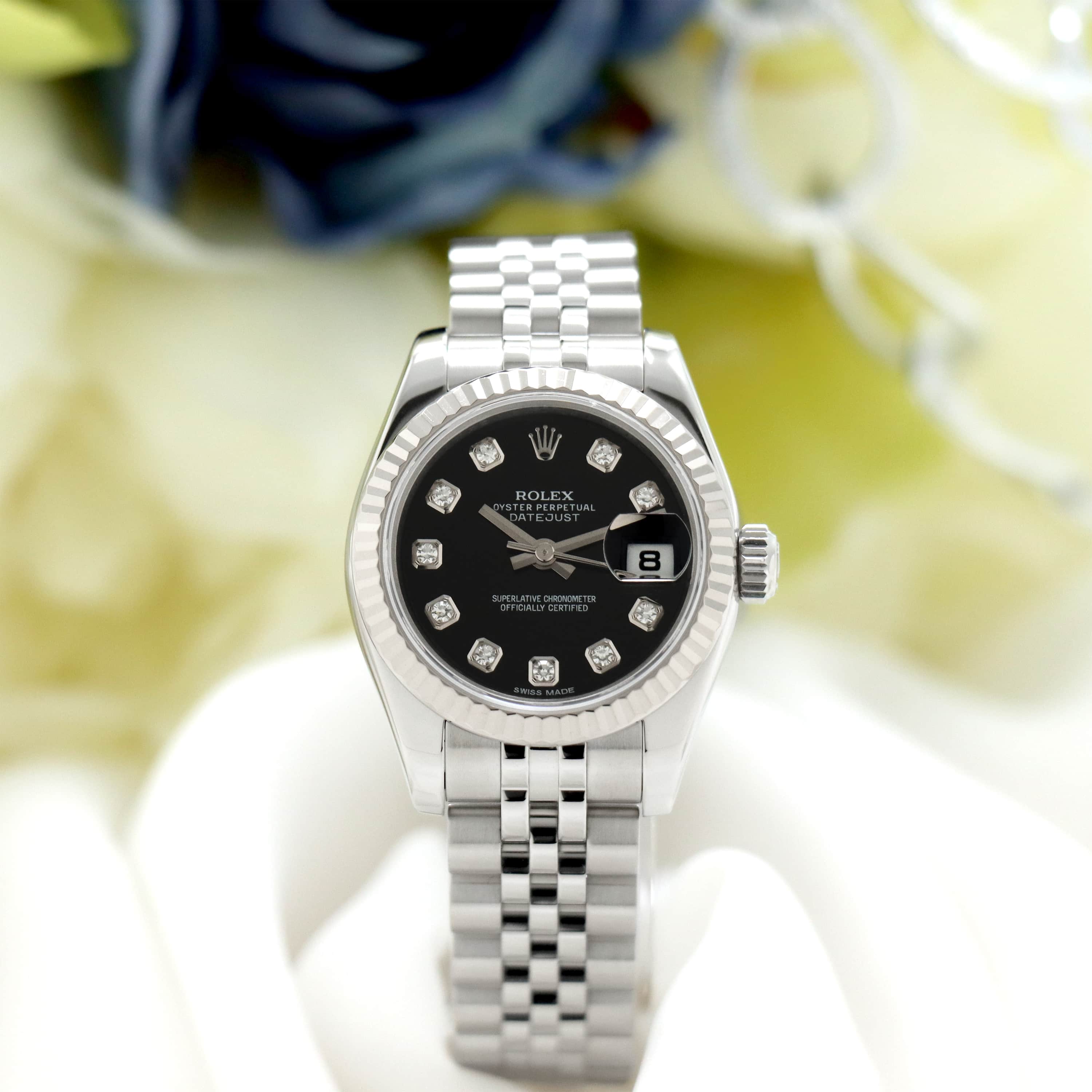 ロレックス　179174 デイトジャスト　コマ2つ