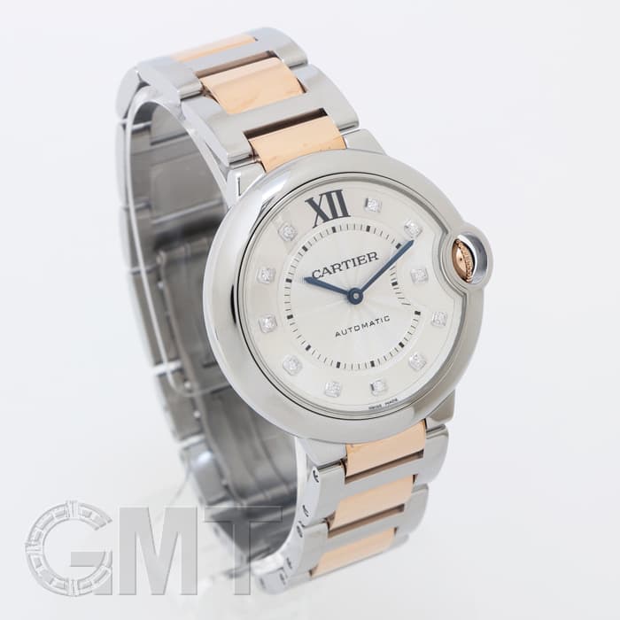 新品)CARTIER カルティエ バロンブルー バロンブルー MM 36mm 11P
