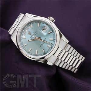 ROLEX ロレックス デイデイト 118206 アイスブルー バーインデックス メイン