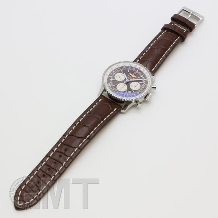 Breitling ブライトリング ナビタイマー クロコダイル 純正革ベルト茶色 Breitling ブライトリング ナビタイマー クロコダイル 純正革ベルト