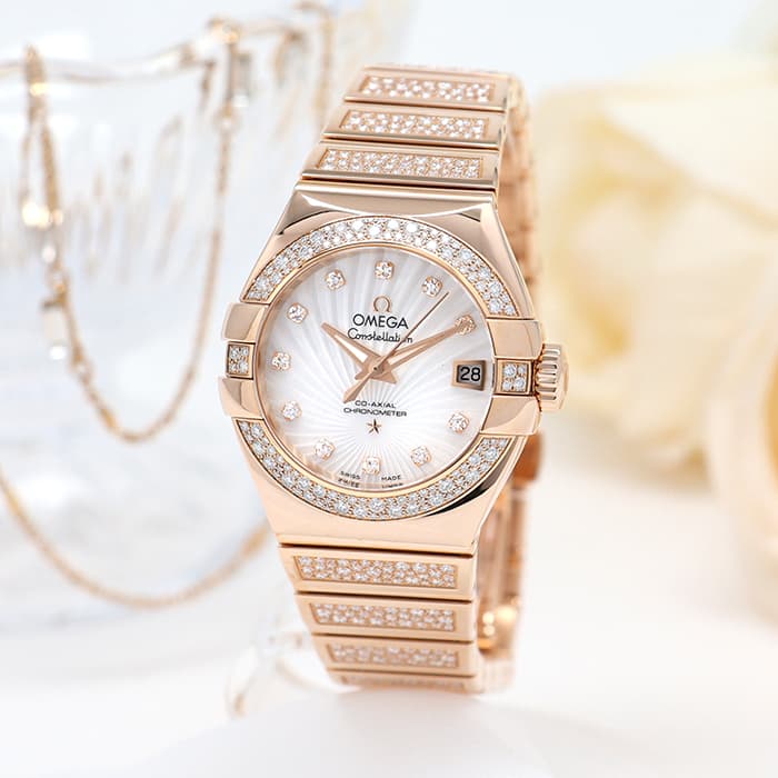 新品)OMEGA オメガ コンステレーション 27MM 123.55.27.20.55.004