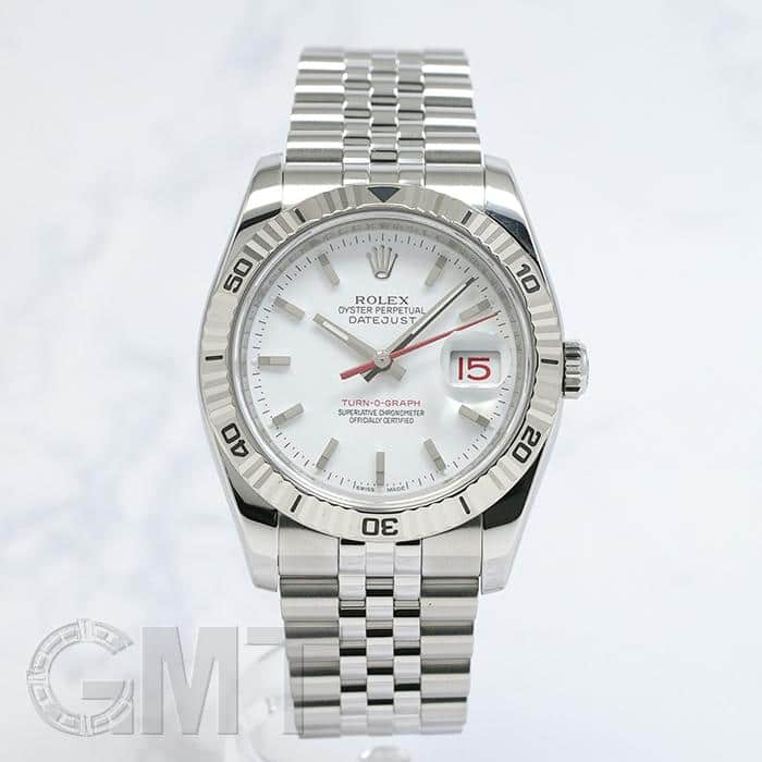中古)ROLEX ロレックス ターノグラフ 116264 ホワイト ジュビリー