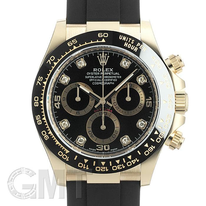 中古)ROLEX ロレックス デイトナ 116518LNG ブラック 8Pダイヤ NEW