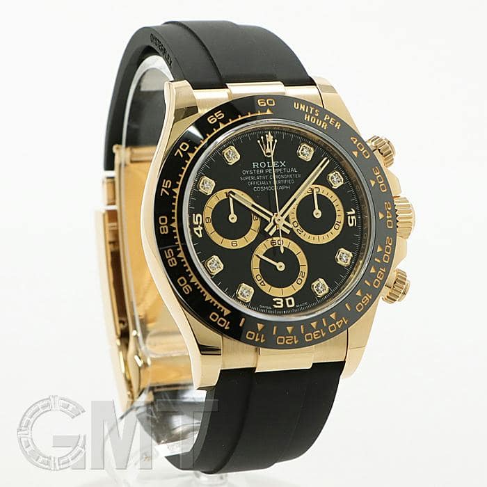 【Ngt】　　ロレックスデイトナ　ゴールド×ブラック 中古)ROLEX ロレックス デイトナ 116518LNG ブラック 8Pダイヤ NEW