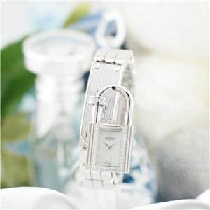 中古)HERMES エルメス ケリー ウォッチ ホワイトシェル ダイヤモンド
