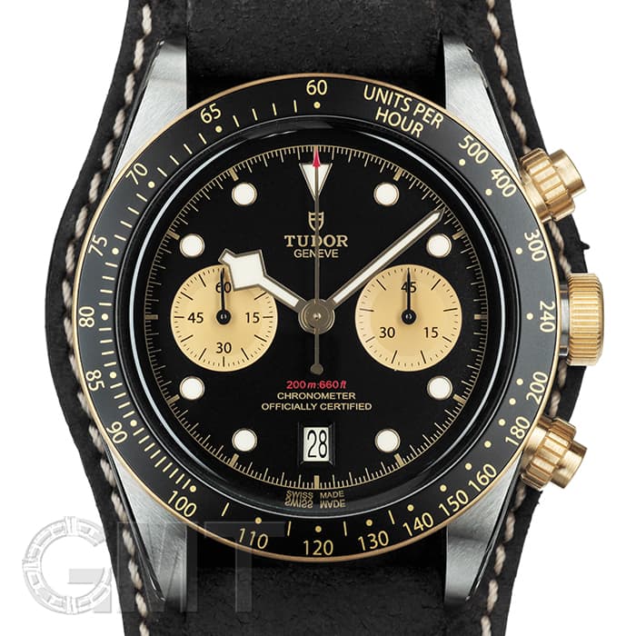 新品)TUDOR チューダー ヘリテージブラックベイ クロノ ブラック