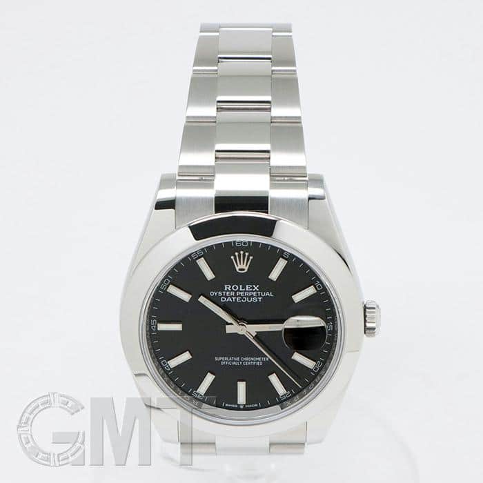 中古)ROLEX ロレックス デイトジャスト 41 126300 ブラック オイスター