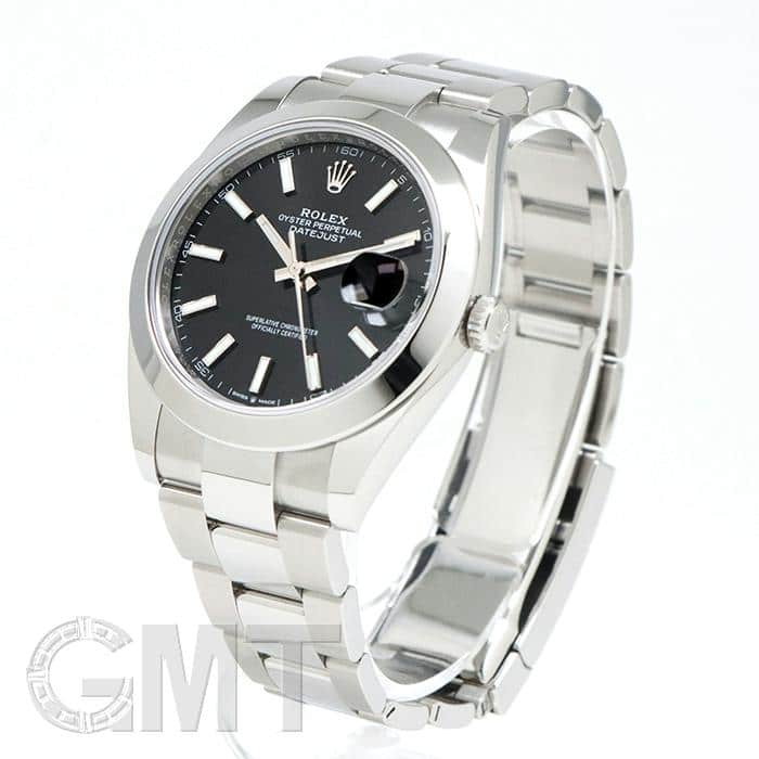 中古)ROLEX ロレックス デイトジャスト 41 126300 ブラック オイスター