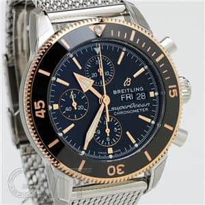 BREITLING ブライトリング スーパーオーシャンヘリテージ II クロノグラフ 44 ブラック ブレス U13313121B1A1 (U275B-1OCA) メイン