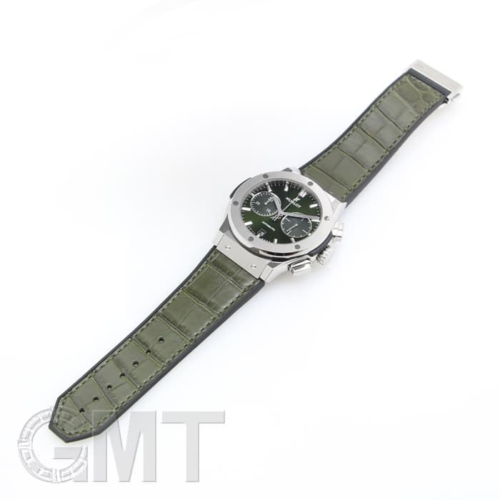 新品)HUBLOT ウブロ クラシック フュージョン チタニウム グリーン