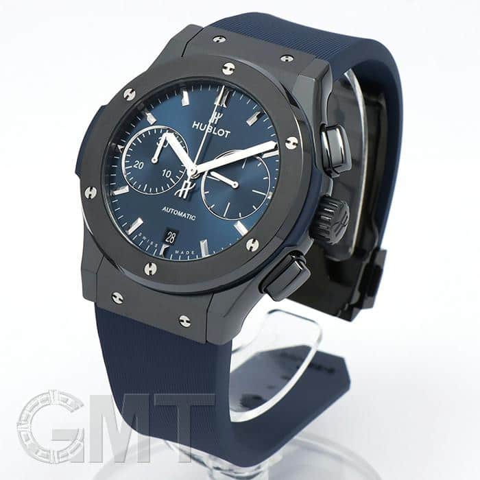 新品)HUBLOT ウブロ クラシック フュージョン セラミックブルー クロノ