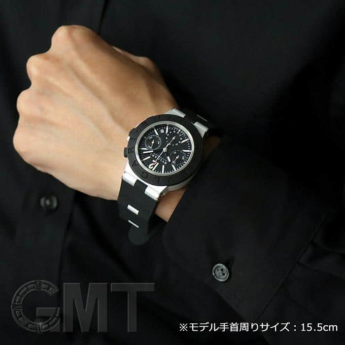 新品)BVLGARI ブルガリ アルミニウム アルミニウム クロノグラフ