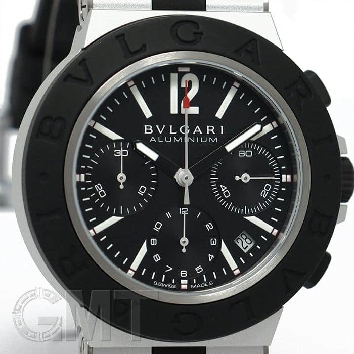 新品)BVLGARI ブルガリ アルミニウム アルミニウム クロノグラフ