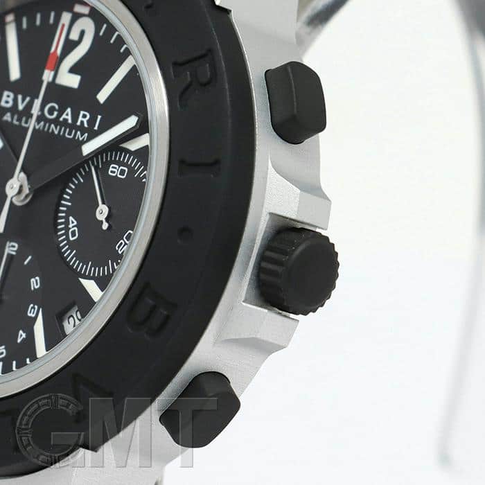 新品)BVLGARI ブルガリ アルミニウム アルミニウム クロノグラフ