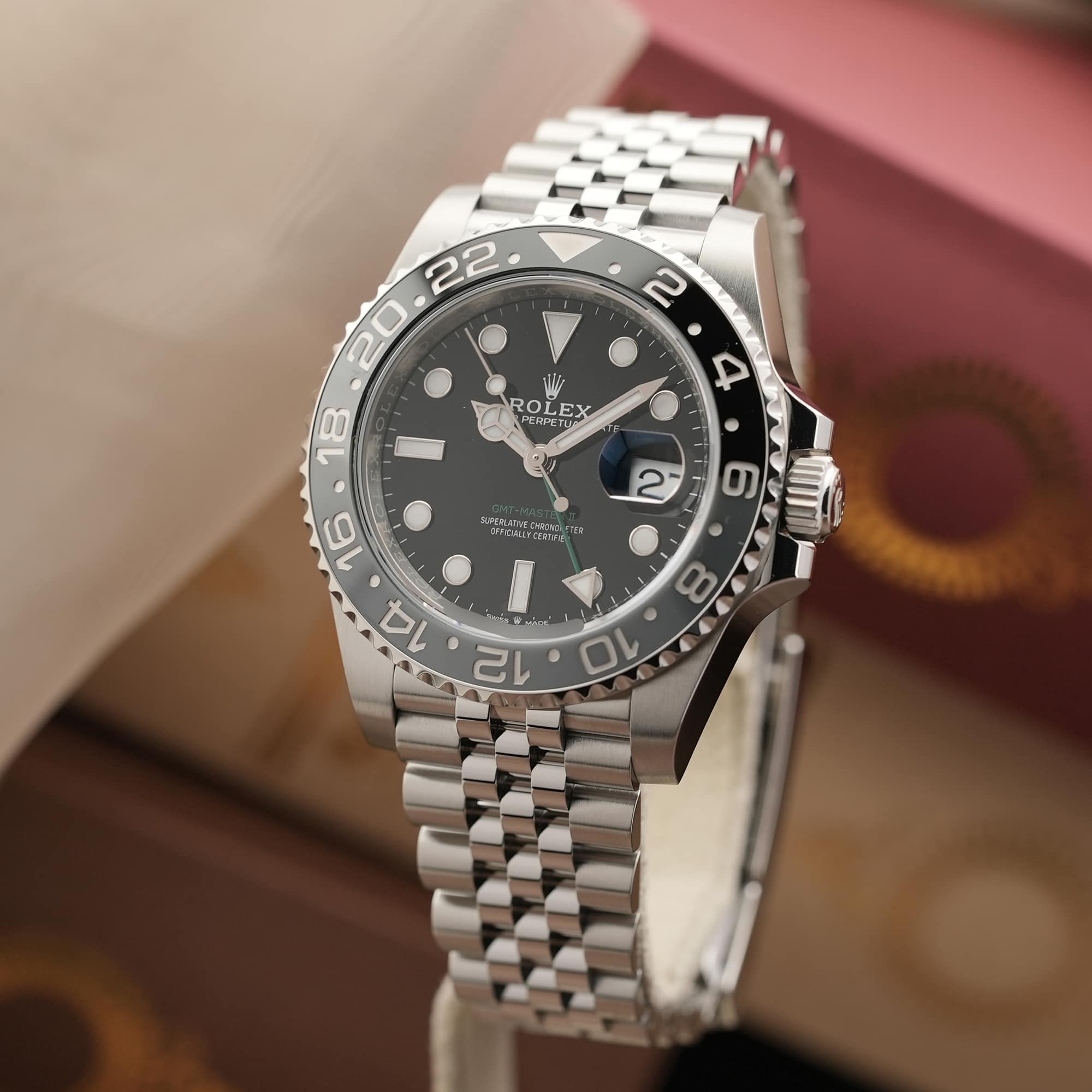 中古)ROLEX ロレックス GMTマスター II 126710GRNR ジュビリー