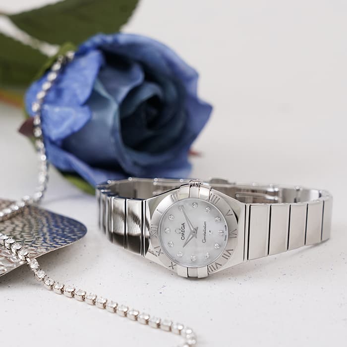 新品)OMEGA オメガ コンステレーション ポリッシュ 24mm 123.10.24.60