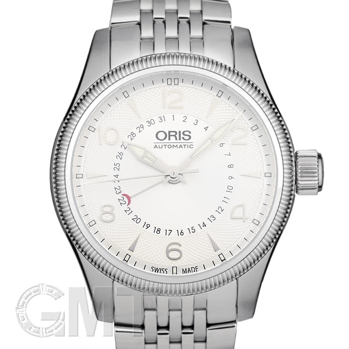 新品)ORIS オリス ビッグクラウン ポインターデイト シルバー 754 7679