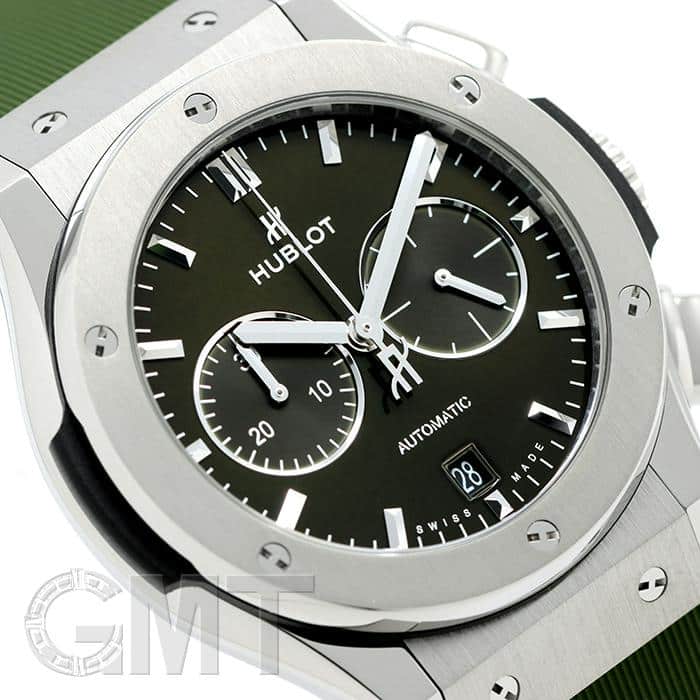 新品)HUBLOT ウブロ クラシック チタニウム クロノグラフ
