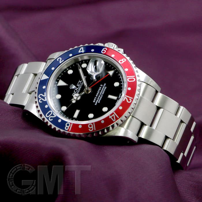 ROLEX ロレックス 16710 GMTマスター2 青赤ベゼル レッド ブルー
