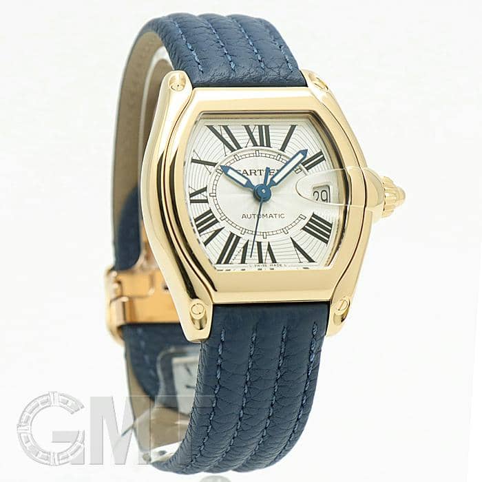 中古)CARTIER カルティエ ロードスター LM W62005V2 イエローゴールド