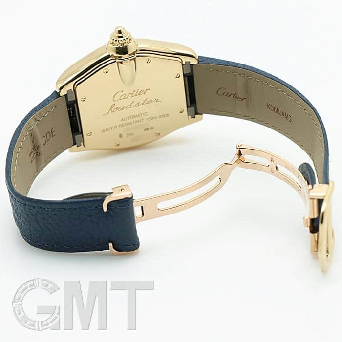 中古)CARTIER カルティエ ロードスター LM W62005V2 イエローゴールド