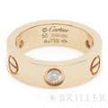 CARTIER カルティエ ラブ リング クラシックモデル ピンクゴールド ダイヤモンド3石 10号 B4087500