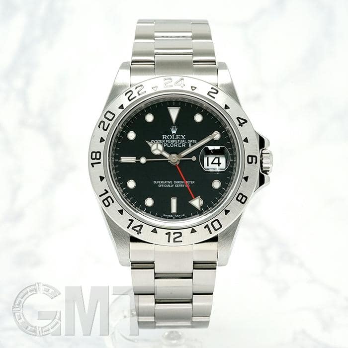 中古)ROLEX ロレックス エクスプローラー II 16570 ブラック（商品ID