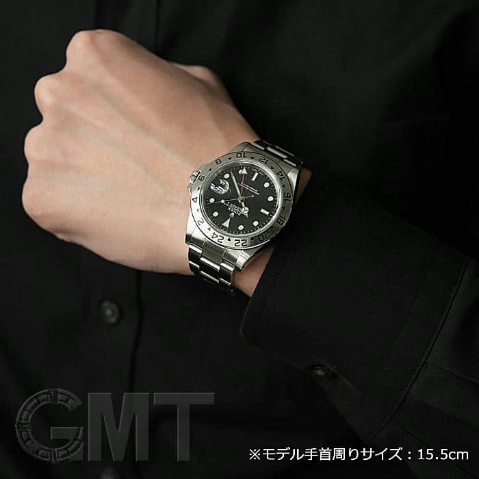 中古)ROLEX ロレックス エクスプローラー II 16570 ブラック（商品ID