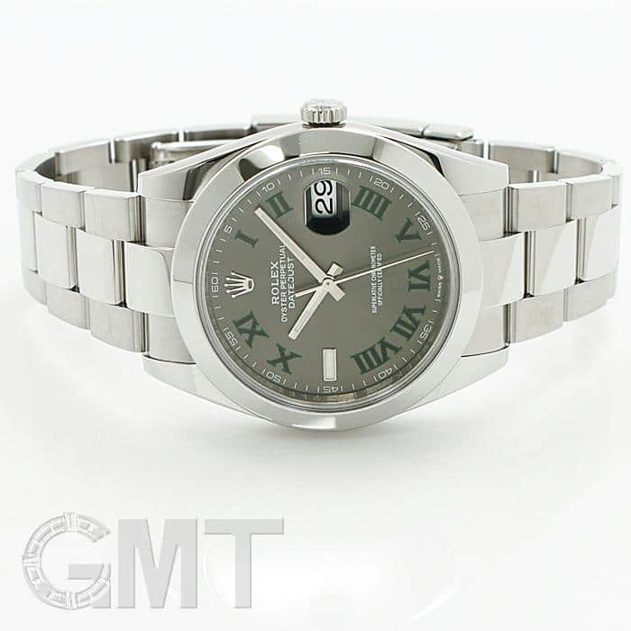中古)ROLEX ロレックス デイトジャスト 41 126300 スレート ローマ