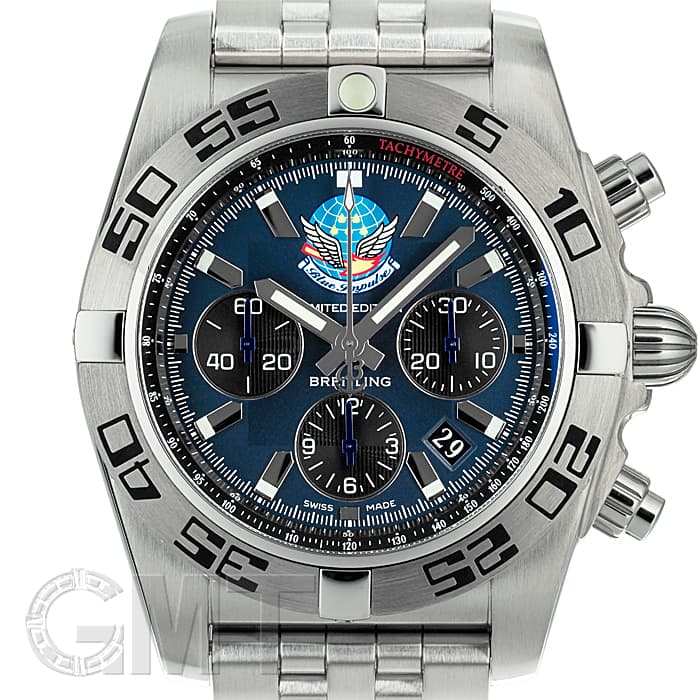 ブライトリング クロノマット 44 400本限定　ブルーインパルス 中古)BREITLING ブライトリング クロノマット 44 ブルーインパルス