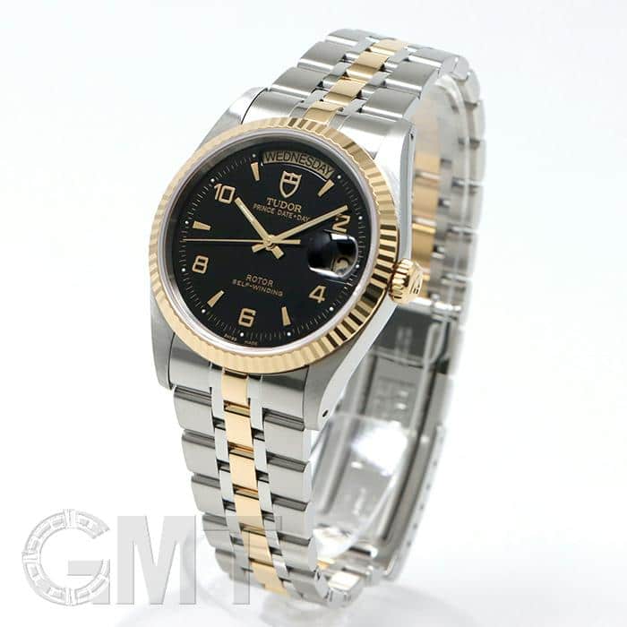 中古)TUDOR チューダー プリンス デイトデイ ブラック アラビア 中古)TUDOR チューダー プリンス デイトデイ ブラック アラビア