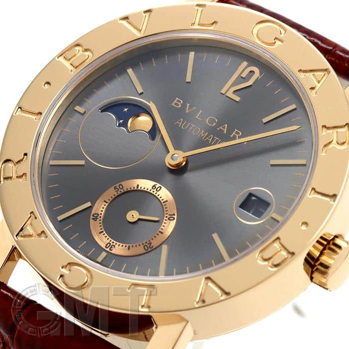中古)BVLGARI ブルガリ ブルガリ・ブルガリ ムーンフェイズ BB38GLMP
