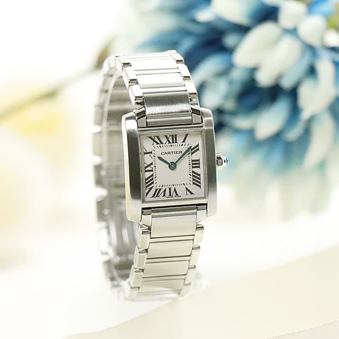 中古)CARTIER カルティエ タンク フランセーズ SM W51008Q3（商品ID