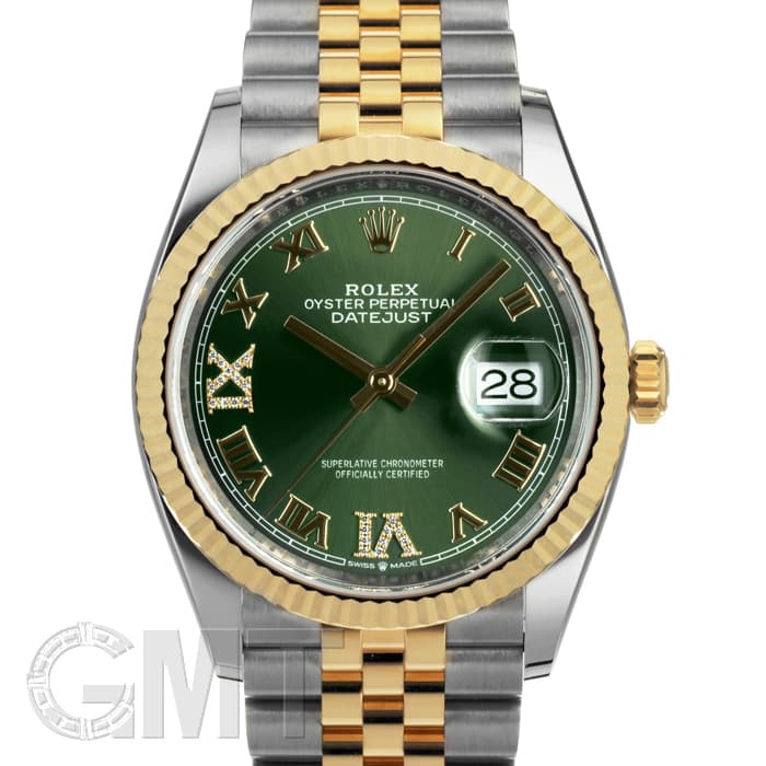 新品)ROLEX ロレックス デイトジャスト 126233※ オリーブグリーンVI IX