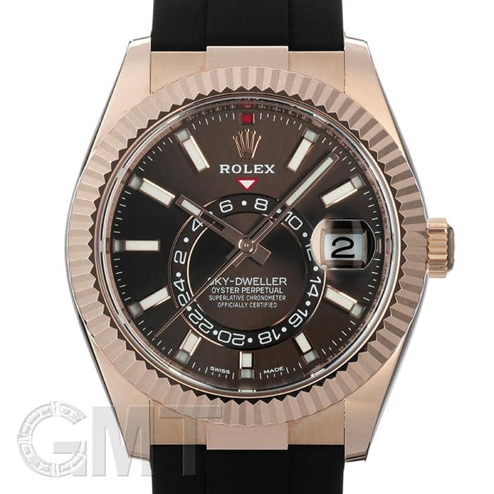 rolexのチョコレート2箱 中古)ROLEX ロレックス スカイドゥエラー 326235 チョコレート（商品ID