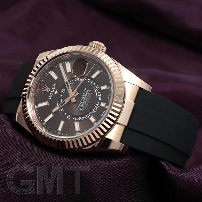 中古)ROLEX ロレックス スカイドゥエラー 326235 チョコレート