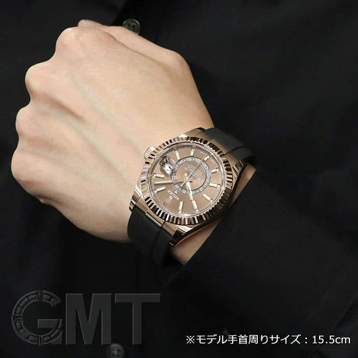 中古)ROLEX ロレックス スカイドゥエラー 326235 チョコレート