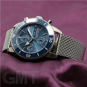 BREITLING ブライトリング スーパーオーシャンヘリテージ A13313161C1A1（A275C-1OCA）ヘリテージⅡ クロノグラフ ブルー SS ブレス メイン