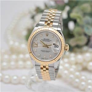ROLEX ロレックス デイトジャスト 28 279173G シルバー スターダイヤ メイン