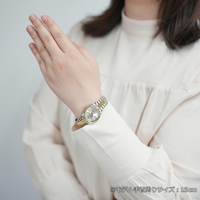 中古)ROLEX ロレックス デイトジャスト 28 279173G シルバー スター