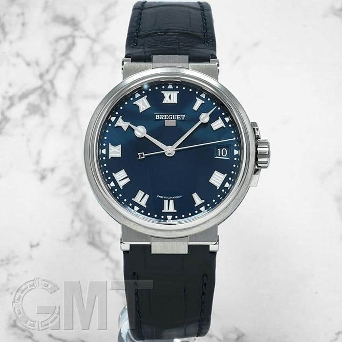 中古)BREGUET ブレゲ マリーン 40mm 5517TI/Y1/9ZU チタン（商品ID