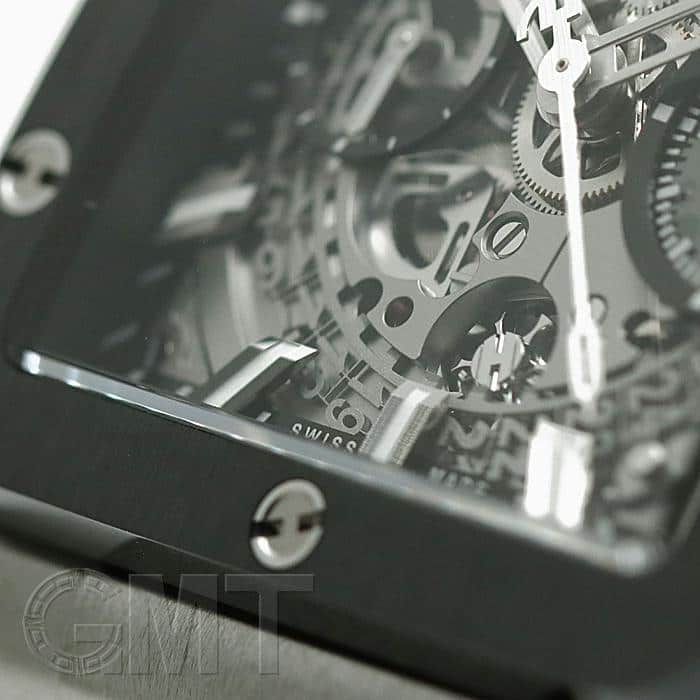 新品)HUBLOT ウブロ スクエア・バン ウニコ チタニウム セラミック 821