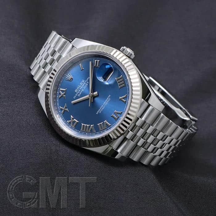 中古)ROLEX ロレックス デイトジャスト 41 126334 ブルー ローマ 