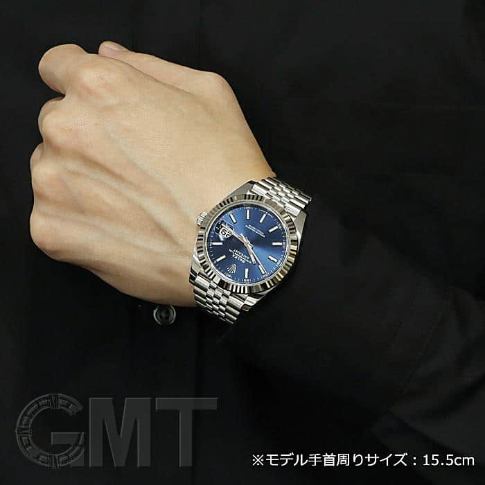 中古)ROLEX ロレックス デイトジャスト 41 126334 ブルー ローマ 