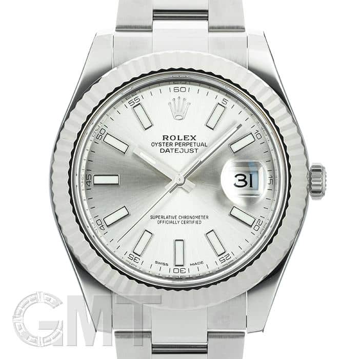 中古)ROLEX ロレックス デイトジャスト II 116334 シルバー