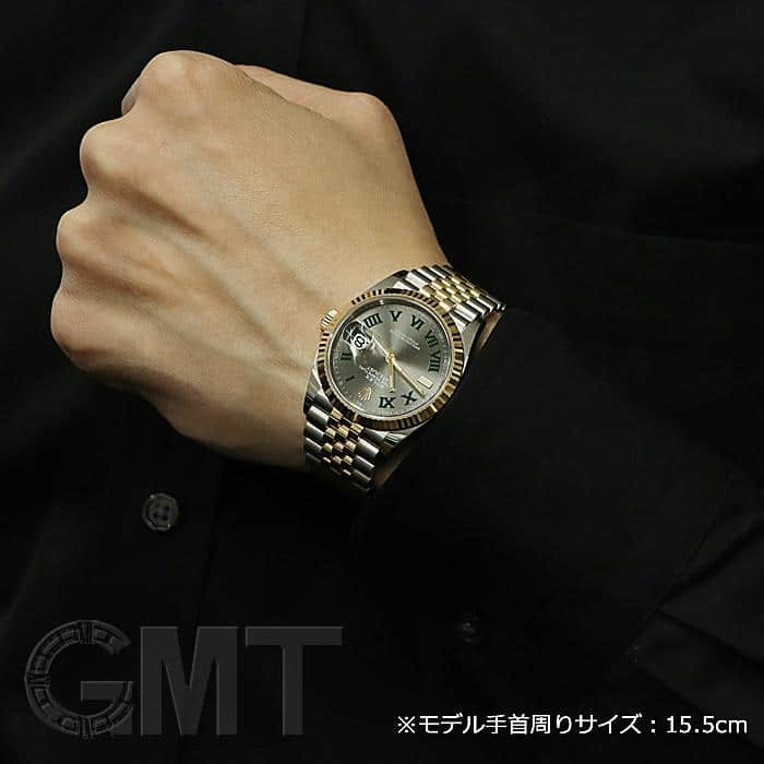 新品 デイトジャスト スレートローマ オマージュ ウォッチ NH35 新品)ROLEX ロレックス デイトジャスト 126233 スレートローマ（商品ID