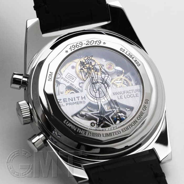 未使用)ZENITH ゼニス エル・プリメロ A384 Lupin The Third Edition