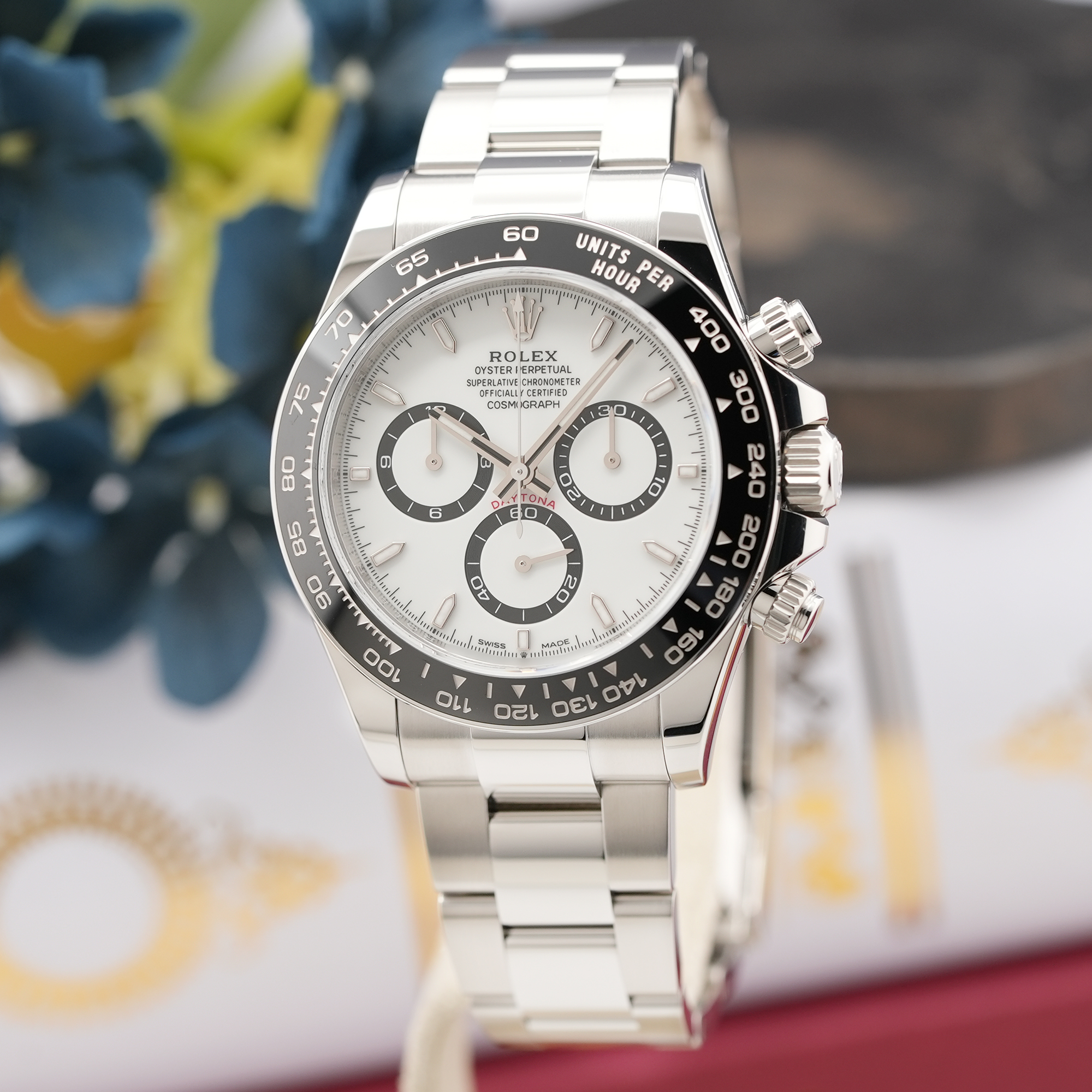 アンティークホワイト2点、グレー1点 中古)ROLEX ロレックス デイトナ 126500LN ホワイト（商品ID